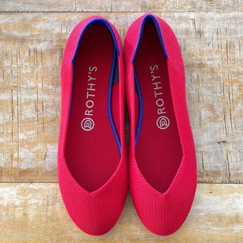 Rothys Ruby Round Toe Ballet Flats Sz8.5